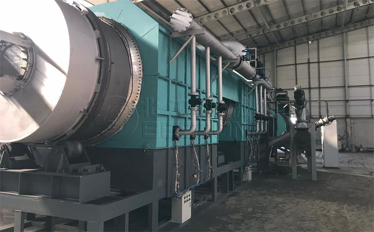 土耳其BST-50橄榄殼碳化爐項目