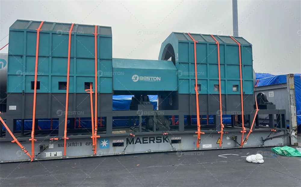 BST-50西班牙橄榄木炭化設備發貨